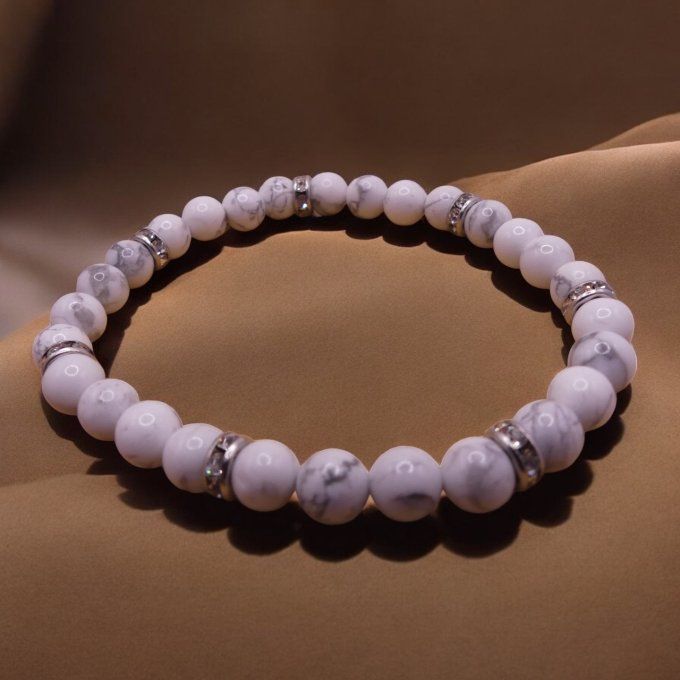 Howlite blanche