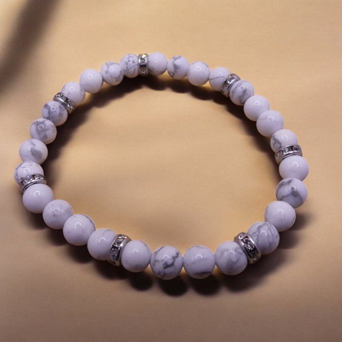 Howlite blanche