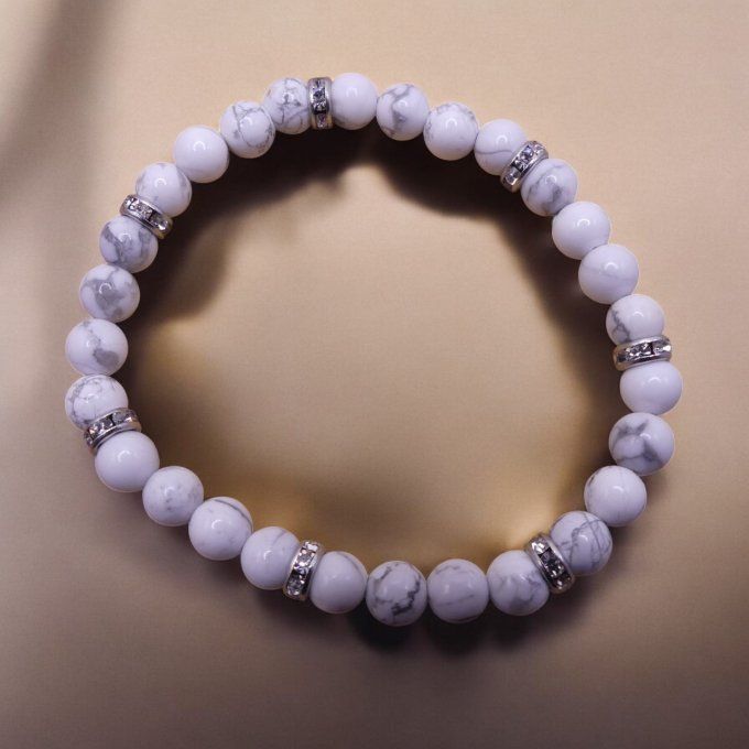 Howlite blanche