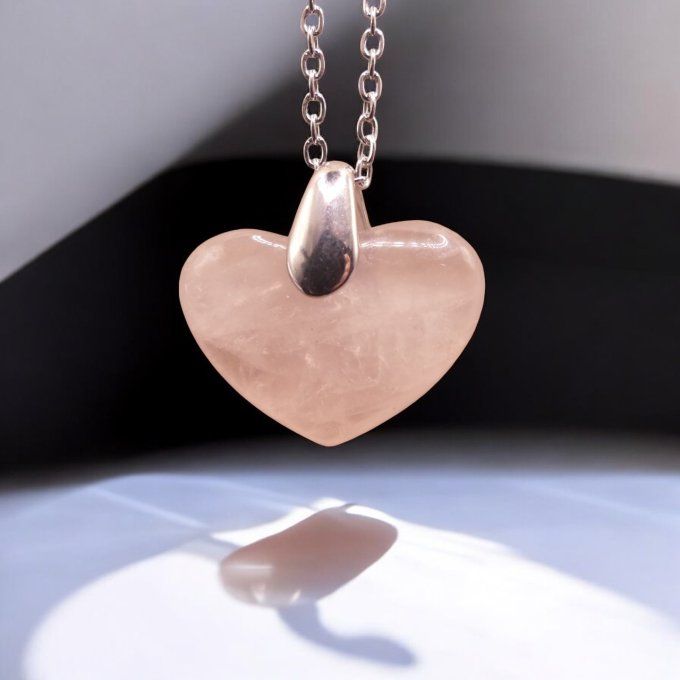 Collier Quartz Rose