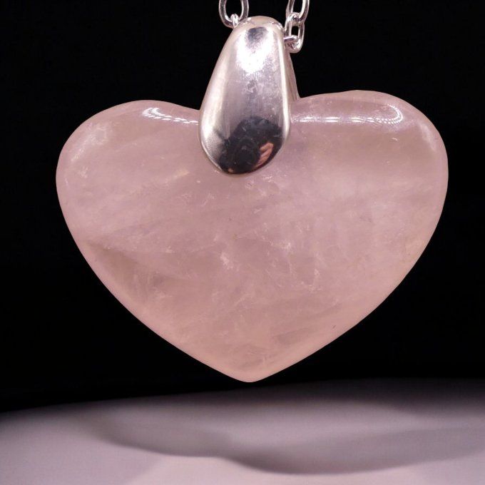 Collier Quartz Rose