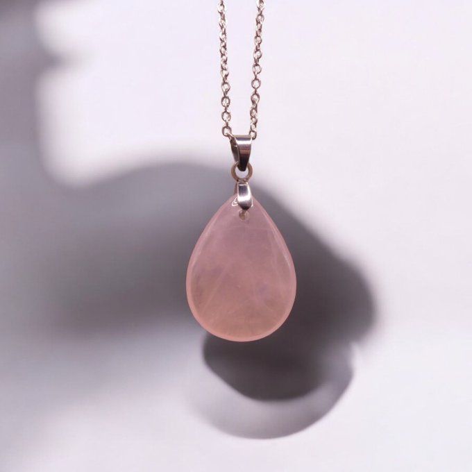 Collier Quartz Rose