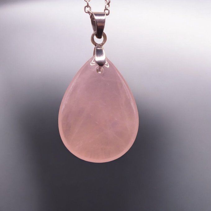 Collier Quartz Rose