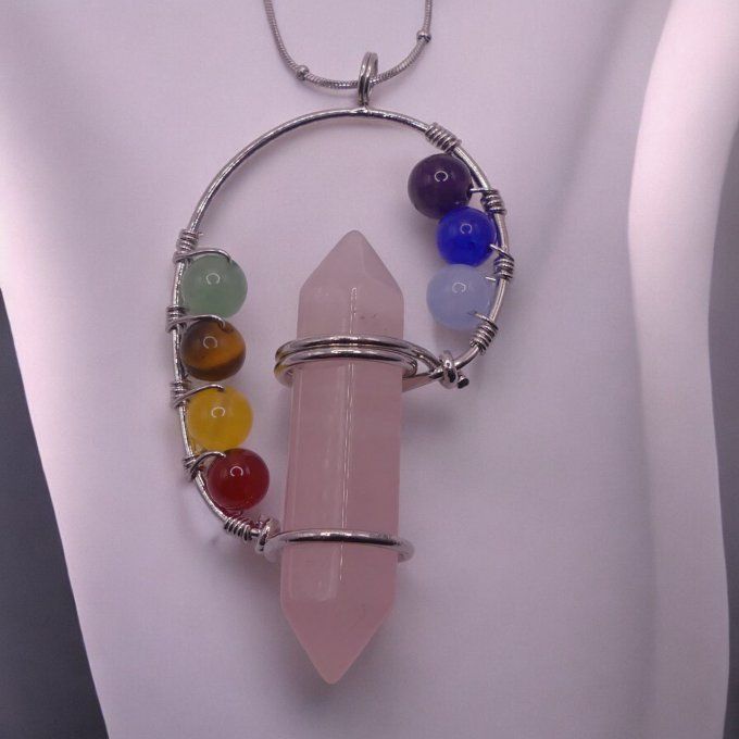 Quartz Rose - 7 chakras