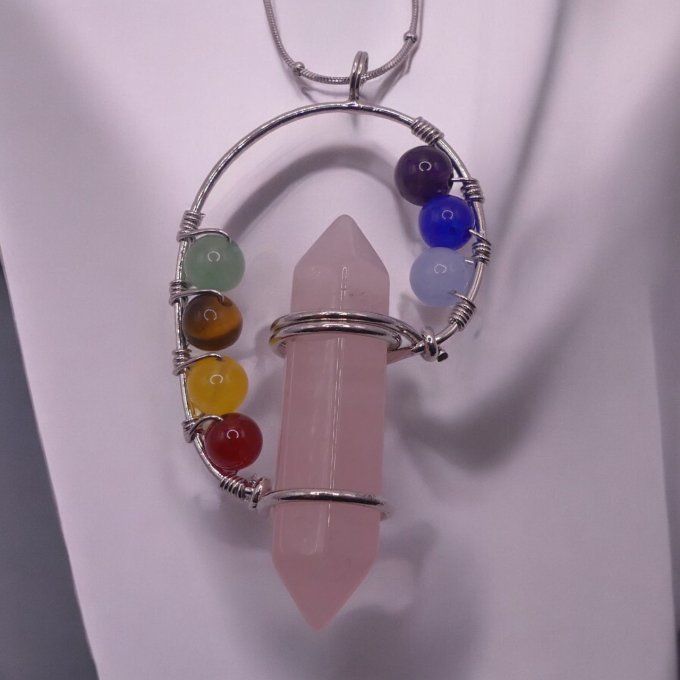 Quartz Rose - 7 chakras