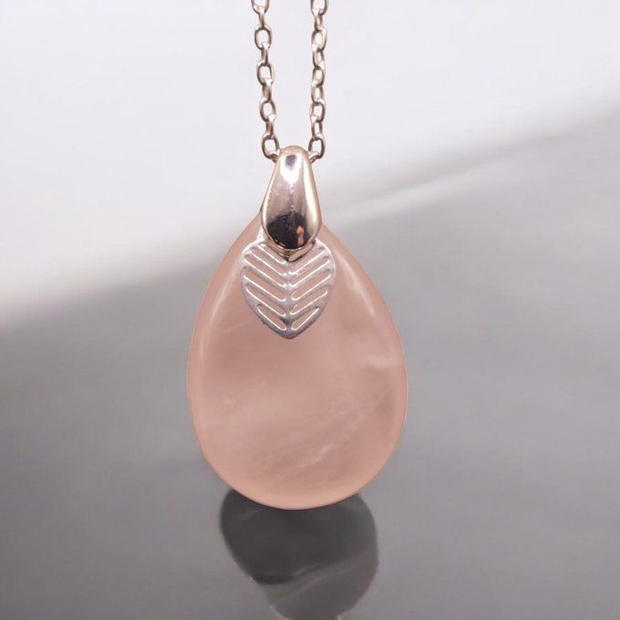 Collier Quartz Rose