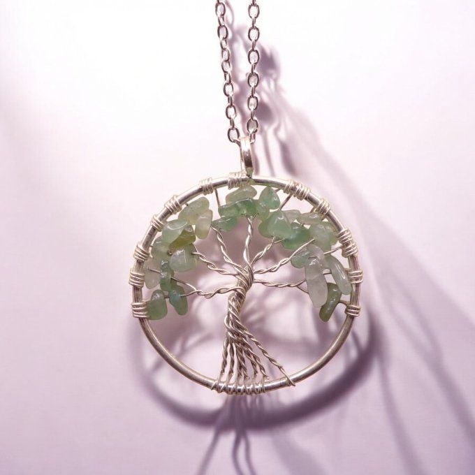 Collier Arbre de Vie en Aventurine