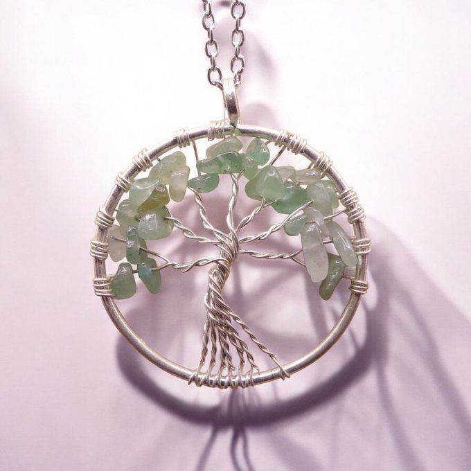 Collier Arbre de Vie en Aventurine