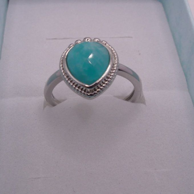 Bague Amazonite