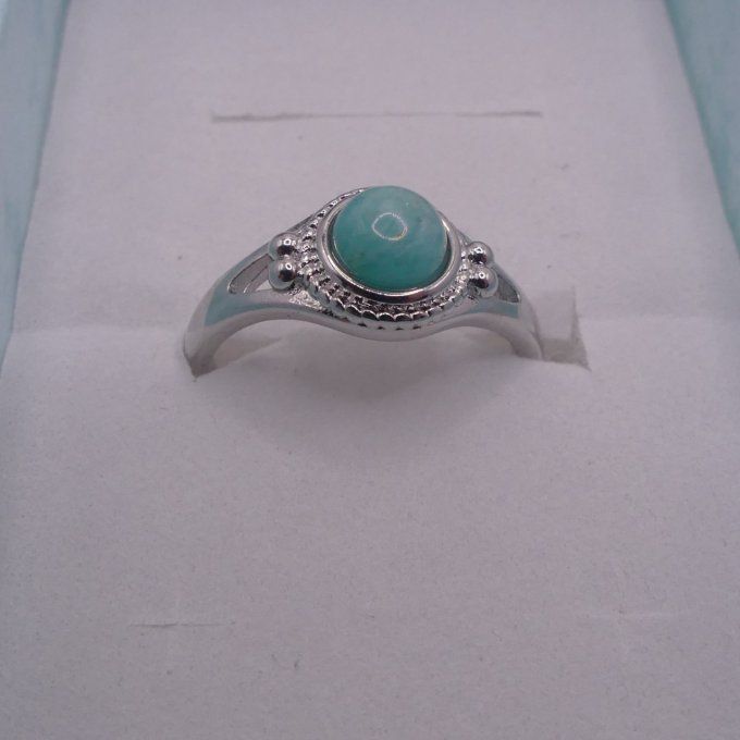 Bague Amazonite