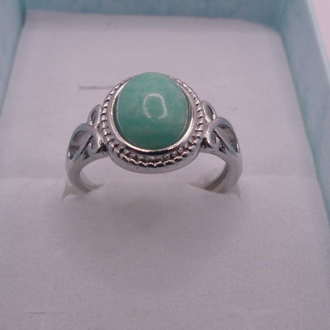 Bague Amazonite