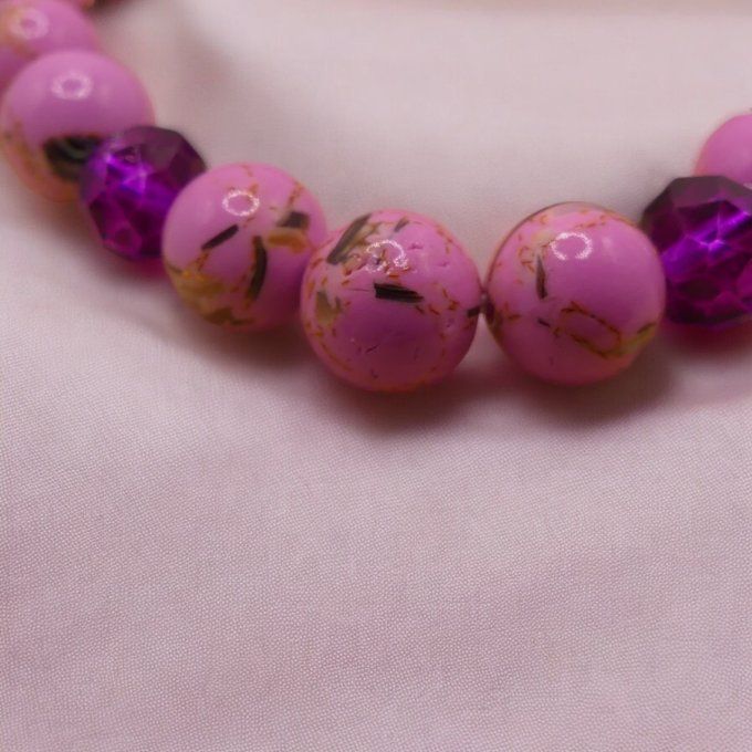 Howlite teintée Rose