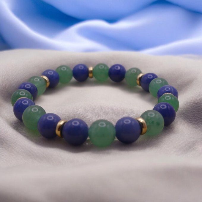 Aventurine Verte et Bleu 