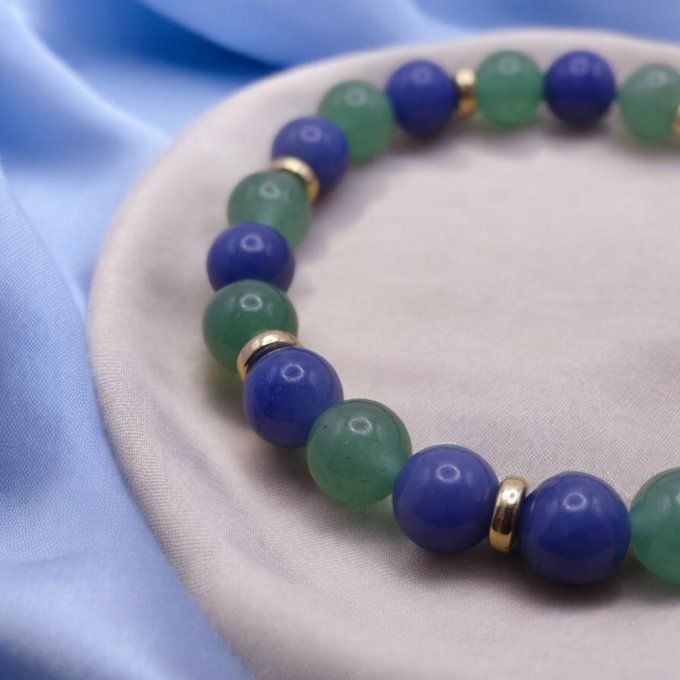 Aventurine Verte et Bleu 