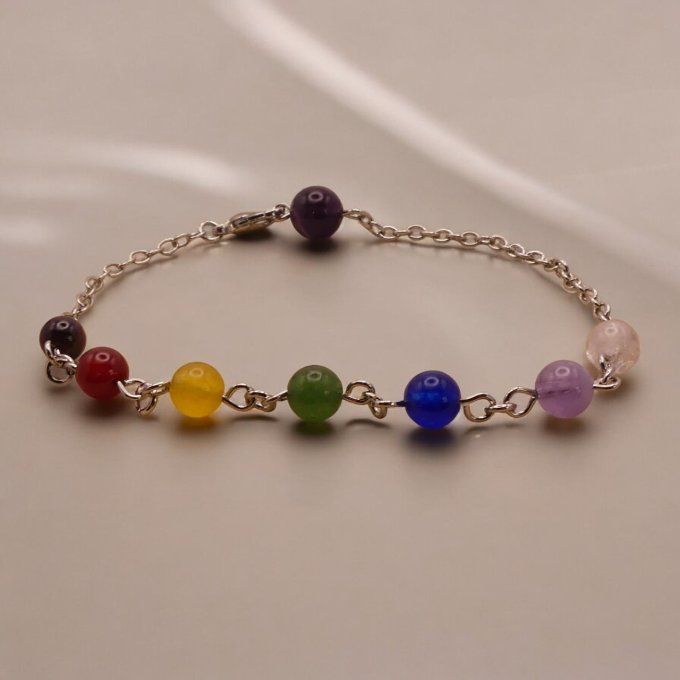 Bracelet cheville 7 Chakras