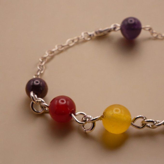 Bracelet cheville 7 Chakras