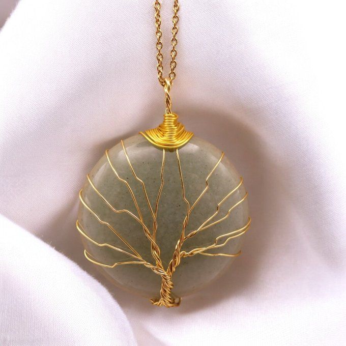 Collier Arbre de Vie en Aventurine