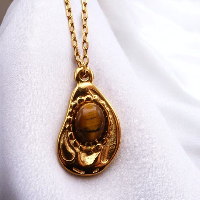 Collier Oeil du Tigre