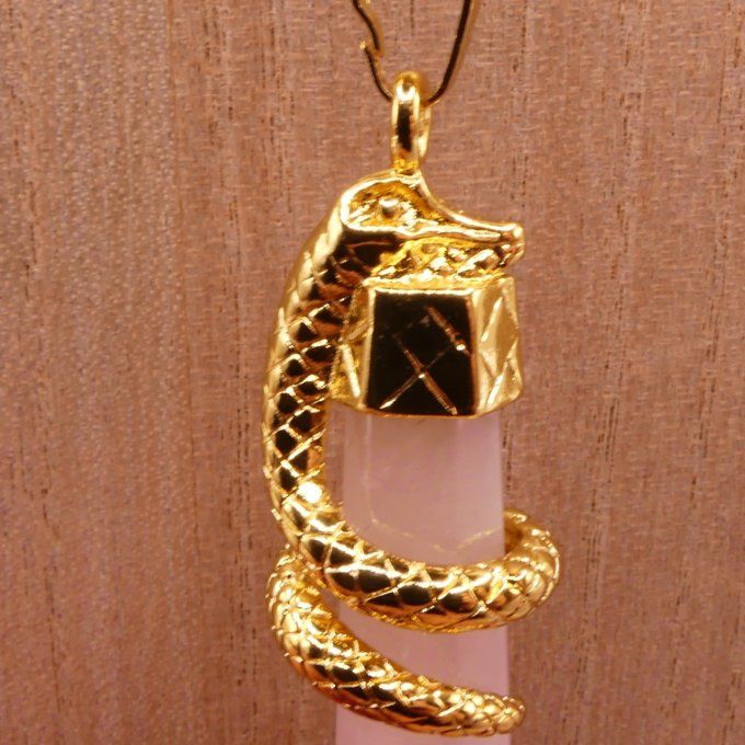 Collier Quartz Rose