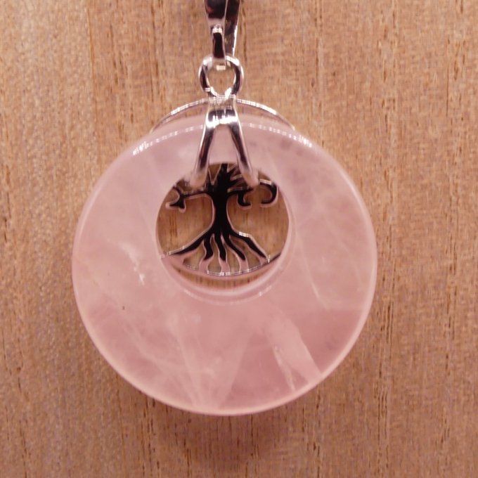 Collier Quartz Rose