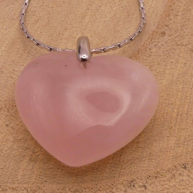 Collier Quartz Rose