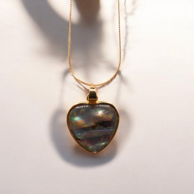 Collier ormeau coeur