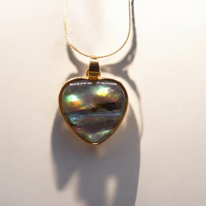 Collier ormeau coeur