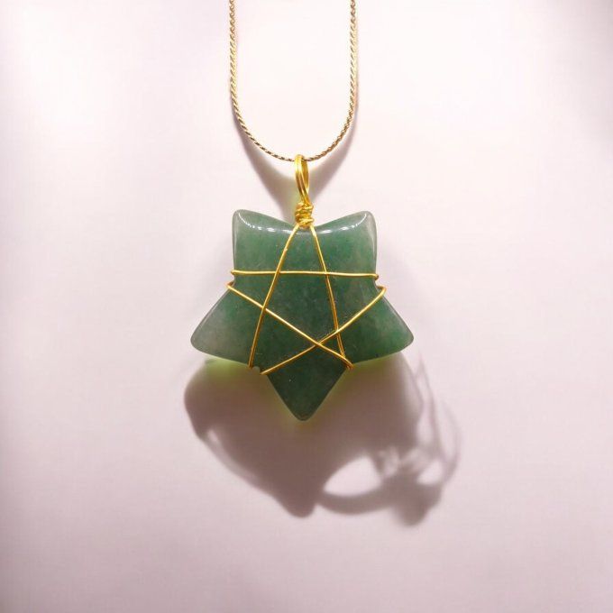 Collier étoile Aventurine