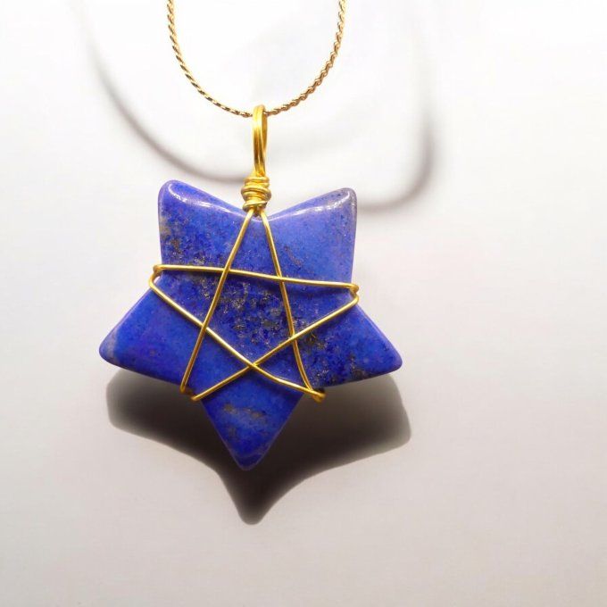 Collier étoile Lapis Lazuli