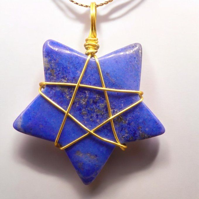 Collier étoile Lapis Lazuli