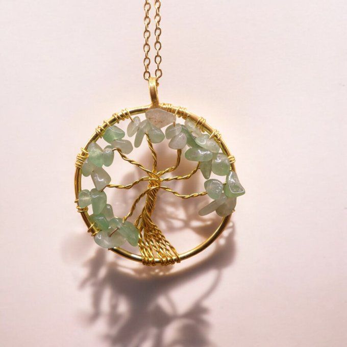 Collier Arbre de Vie en Aventurine