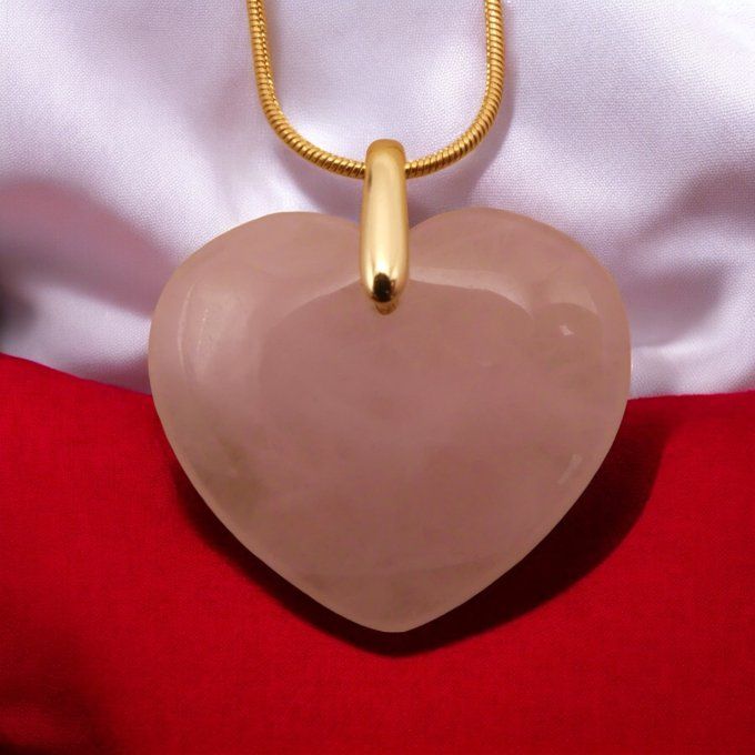 Collier Quartz Rose