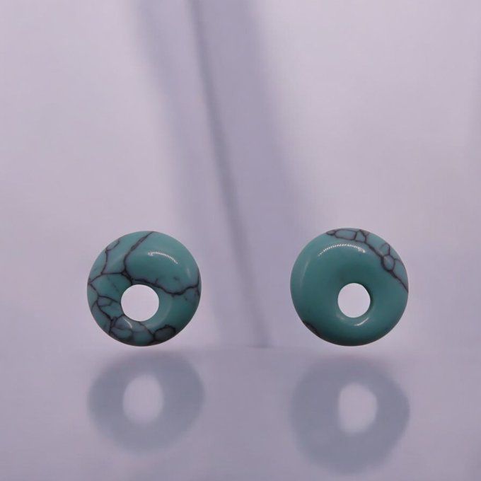 Donuts Howlite Turquoise